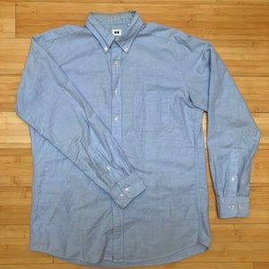 Mens Uniqlo oxford dress shirt